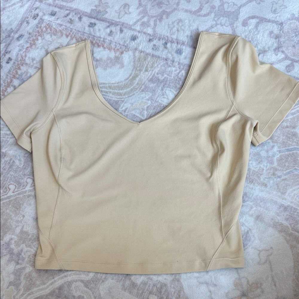 Lululemon align top baby yellow